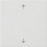 Gira Wippe einfach mit Pfeilsymbolen seidenmatt System 55 Bedienwippe Ersatz weiß, Retail