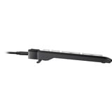 HP 400 Backlit Wired Keyboard, Tastatur schwarz, DE-Layout, Plunger