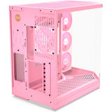 HYTE Y50 Strawberry Milk, Tower-Gehäuse hellrosa, Tempered Glass x 3