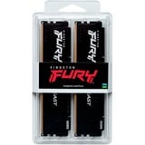 Kingston FURY DIMM 64 GB DDR5-6400 (2x 32 GB) Dual-Kit, Arbeitsspeicher schwarz, KF564C32BBK2-64, FURY Beast, INTEL XMP
