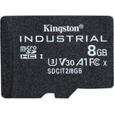 Kingston Industrial 8 GB microSDHC, Speicherkarte schwarz, UHS-I U3, Class 10, V30, A1