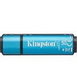 Kingston IronKey Vault Privacy 50 128 GB, USB-Stick hellblau/schwarz, USB-A 3.2 Gen 1