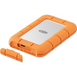 LaCie Rugged Mini SSD 2 TB, Externe SSD orange/silber, USB-C 3.2 Gen 2x2 (20 Gbit/s)