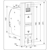 Rademacher RolloTron Basis 1100-UW, Elektrischer Gurtwickler weiß