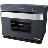 Steba Multifunktions-Dampfbackofen DG 30, Mini-Backofen schwarz/silber