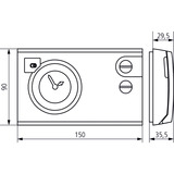 Theben RAMSES 722, Thermostat weiß