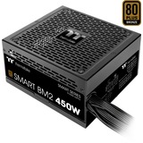 Thermaltake Smart BM2 Semi Modular 450W, PC-Netzteil schwarz, 2x PCIe, Kabel-Management, 450 Watt