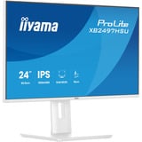 iiyama ProLite XB2497HSU-W1, LED-Monitor 60.5 cm (23.8 Zoll), weiß (matt), FullHD, IPS, HDMI, DP, USB-Hub, erg. Standfuß, 120Hz Panel