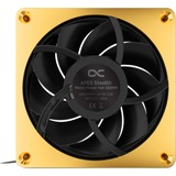 Alphacool Apex Stealth Metal Power 120mm Lüfter 3000rpm, Gehäuselüfter gold/schwarz