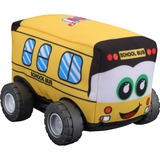 Bburago Junior My 1st Soft Car Schoolbus, Spielfahrzeug gelb