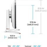 BenQ MOBIUZ EX271U, Gaming-Monitor 68.6 cm (27 Zoll), weiß/schwarz, UltraHD/4K, IPS, AMD-FreeSync-Premium, 165Hz Panel
