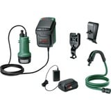 Bosch GardenPump 18V-2000, Tauch- / Druckpumpe grün/schwarz, Li-Ionen Akku 2,5Ah, POWER FOR ALL ALLIANCE