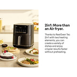 Braun 2-in-1 Heißluftfritteuse MultiFry 5, HF 5054I schwarz, 2.000 Watt, Korb 6,0 Liter