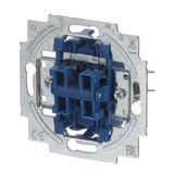 Busch-Jaeger Doppeltaster Einsatz 2x1 polig 2x Schließer blau, Retail