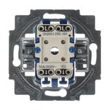 Busch-Jaeger Doppeltaster Einsatz 2x1 polig 2x Schließer blau, Retail