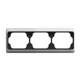 Busch-Jaeger Rahmen dreifach waagerecht alpha exclusive 1723 KA-266 titan, Retail