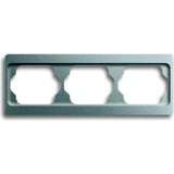 Busch-Jaeger Rahmen dreifach waagerecht alpha exclusive 1723 KA-266 titan, Retail