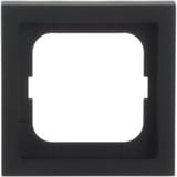 Busch-Jaeger Rahmen einfach, future linear, Plattform 63, matt, Kunststoff, Unterputzmontage schwarz (matt), Retail