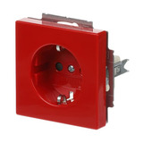 Busch-Jaeger Schutzkontakt Steckdosen Einsatz 20 EUCKS 12 82 101 rot, Retail