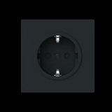 Busch-Jaeger Schutzkontaktsteckdose Safety Plus schwarz, Retail