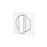 Busch-Jaeger Zentralscheibe mit Drehgriff, Abdeckung weiß, Retail