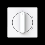 Busch-Jaeger Zentralscheibe mit Drehgriff, Abdeckung weiß, Retail