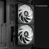Chieftec VISTA GT-01B-OP, Tower-Gehäuse schwarz, Tempered Glass x 2