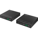 Digitus HDMI Fiber KVM IP Extender Set, KVM-Switch schwarz, 4K/60Hz