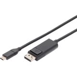 Digitus USB Gen 2 Adapterkabel USB-C > DisplayPort 4K schwarz, 2 Meter