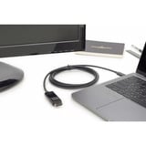 Digitus USB Gen 2 Adapterkabel USB-C > DisplayPort 4K schwarz, 2 Meter