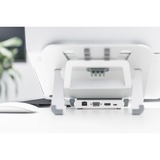 Digitus Variabler Laptopständer weiß/silber, USB-C, HDMI, VGA