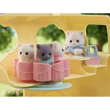 EPOCH Sylvanian Families - Erlebniskindergarten Bus Regenbogen, Konstruktionsspielzeug 