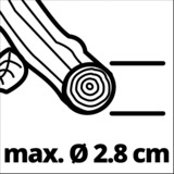 Einhell Akku-Astschere GE-LS 18 Li-Solo, 18 Volt rot/schwarz, ohne Akku und Ladegerät