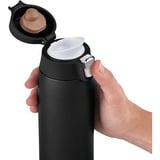 Emsa TRAVEL MUG light Thermobecher schwarz (matt), 0,4 Liter, Flip-Deckel