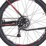 FISCHER Fahrrad Montis EM1726 (2022), Pedelec schwarz (matt)/rot, 48cm Rahmen, 27,5"