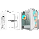 GIGABYTE C301 GW V2    , Tower-Gehäuse weiß, Tempered Glass