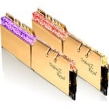 G.Skill DIMM 32 GB DDR4-4400 (2x 16 GB) Dual-Kit, Arbeitsspeicher gold, F4-4400C19D-32GTRG, Trident Z Royal, INTEL XMP