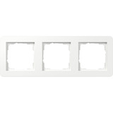 Gira Abdeckrahmen dreifach bruchsicher weiß, Retail