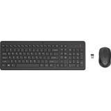 HP 330 Wireless-Maus und -Tastatur, Desktop-Set schwarz, DE-Layout