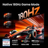 Hisense 85UR8DS RGB MiniLED, LED-Fernseher 215 cm (85 Zoll), schwarz/dunkelgrau, UltraHD/4K, Hi-View AI Engine RGB, 180Hz Panel