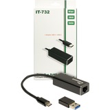 USB Adapter Argus IT-732, USB-C Stecker > RJ-45 Buchse