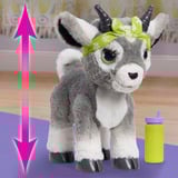 Just Play furReal Daisy Yoga-Ziege mit Bewegungs- und Soundfunktion, Kuscheltier 