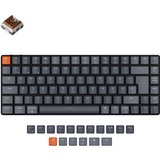 Keychron K3 Version 2, Gaming-Tastatur schwarz/grau, DE-Layout, Gateron Low Profile Brown, Aluminiumrahmen, RGB