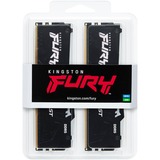 Kingston FURY DIMM 32 GB DDR5-6800 (2x 16 GB) Dual-Kit, Arbeitsspeicher schwarz, KF568C34BBEAK2-32, FURY Beast RGB, INTEL XMP, AMD EXPO