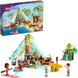 LEGO 41700 Friends Glamping am Strand, Konstruktionsspielzeug Abenteuer-Camping-Set, Spielzeug für Mädchen und Jungen ab 6 Jahren mit 3 Mini-Puppen und Zubehör