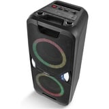 Medion Life PE-1 Pure Partylautsprecher schwarz, Bluetooth, UKW Radio, Lichteffekte, Karaoke