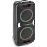 Medion Life PE-1 Pure Partylautsprecher schwarz, Bluetooth, UKW Radio, Lichteffekte, Karaoke
