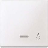 Merten Wippe Kontrollfenster für Kontrollschalter- und Taster-Einsatz mit Aufdruck Licht weiß (matt), Retail