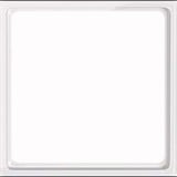Merten Zwischenring für Kombieinsatz, glänzend, Unterputz, Kunststoff, Maße 56 x 56 x 7 mm, Abdeckung weiß (glänzend), Retail
