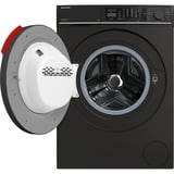 SHARP ES-MNFL814CMA-DE, Waschmaschine schwarz (matt), WIFI, Advanced Inverter Motor